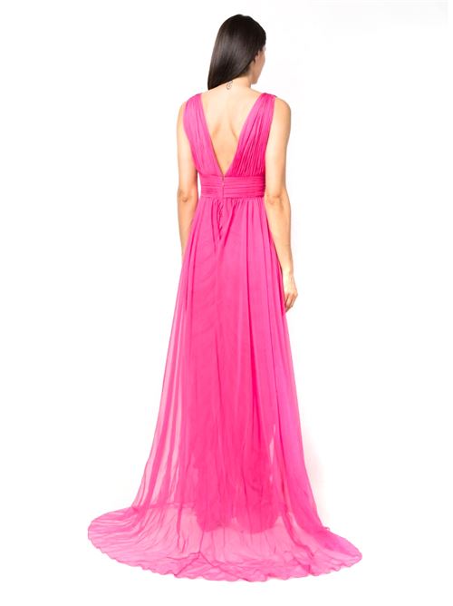 Abito da sera in seta da donna Fucsia ALBERTA FERRETTI | A043001140209